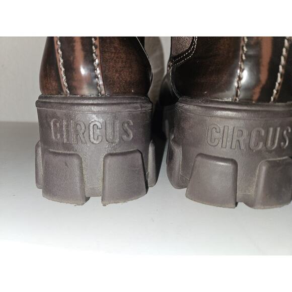 Circus Ny (Sam Edelman) Danielle Brown Boots Size 8 (Emo Style) Chelsea - Picture 8 of 11
